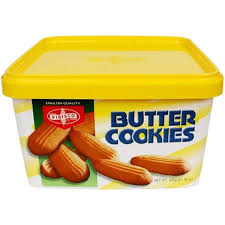 Fibisco Butter Cookies tub 600g