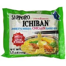 Ichiban Japanese style noodles - chicken flavor