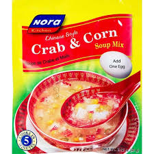 Nora Crab and Corn soup mix